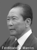 Former President Ferdinand Edralin Marcos